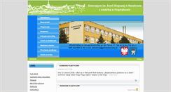 Desktop Screenshot of gimraszkow.edu.pl
